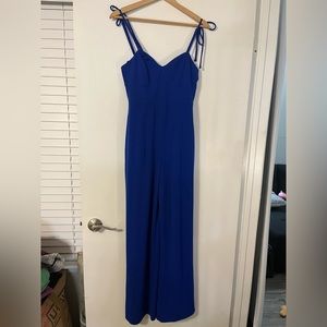 Royal Blue Jumpsuit. Size Medium. NWOT